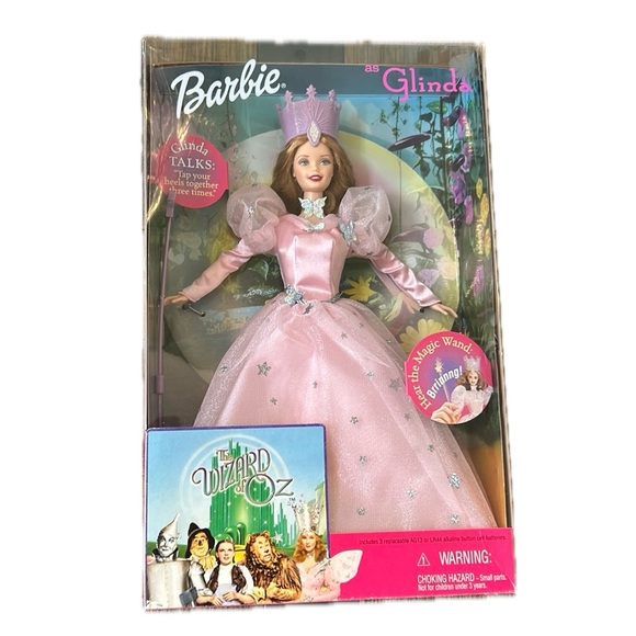 Barbie Other - 1999 Vintage Barbie Glinda Wizard of Oz Doll Talking, NIB, new, Glinda Wicked
